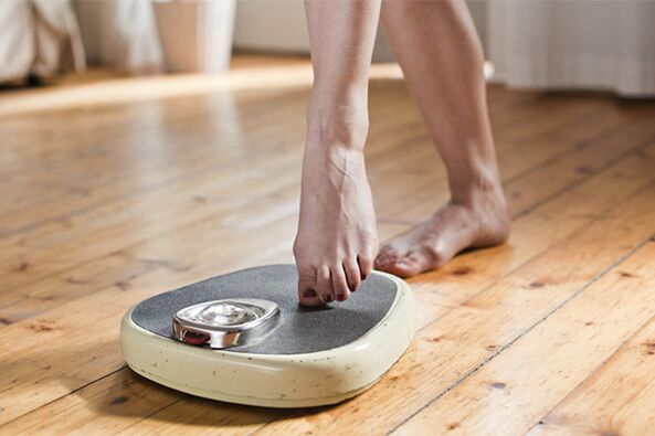 weighing on the scales